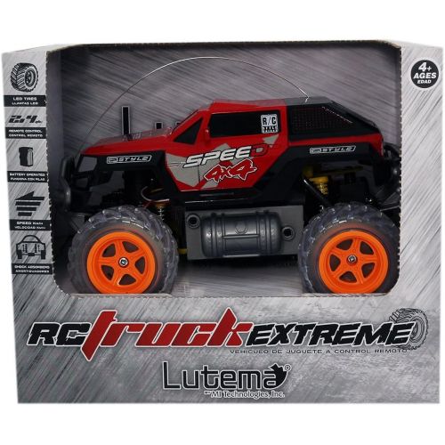  Lutema Extreme SUV 4CH Remote Control Truck, Red, One Size
