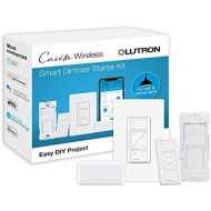 [아마존핫딜][아마존 핫딜] Lutron Caseta Smart Start Kit, Dimmer Switch with Smart Bridge and Wall Mount Pico Adapter, Works with Alexa, Apple HomeKit, and the Google Assistant | P-BDG-PKG1W-A | White