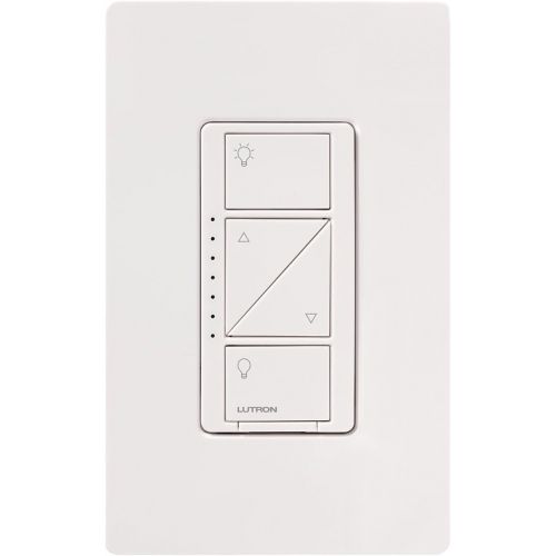  [아마존베스트]Lutron Caseta Wireless Smart Lighting Dimmer Switch for Wall & Ceiling Lights, PD-6WCL-WH, White, Works with Alexa, Apple HomeKit, and the Google Assistant