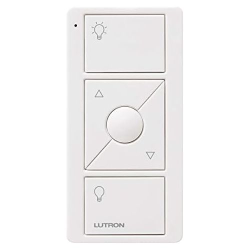  Lutron 3-Button with Raise/Lower Pico Remote for Caseta Wireless Smart Lighting Dimmer Switch, PJ2-3BRL-WH-L01R, White
