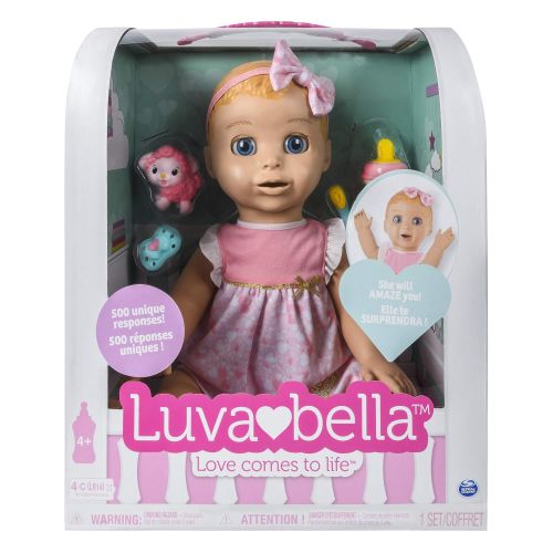  Luvabella Blonde Hair, Responsive Baby Doll with Real Expressions and Movement, for Ages 4 and Up