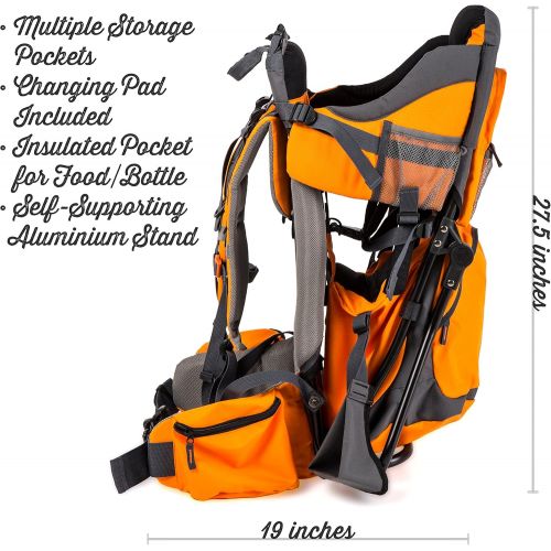  Luvdbaby Premium Baby Backpack Carrier for Hiking with Kids  Carry Your Child Ergonomically