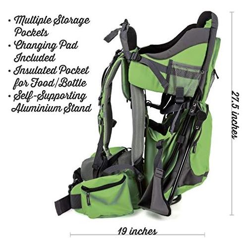  Luvdbaby Premium Baby Backpack Carrier for Hiking with Kids ? Carry Your Child Ergonomically…