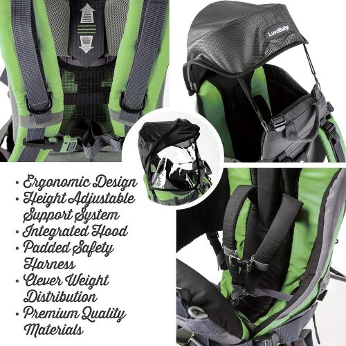  Luvdbaby Premium Baby Backpack Carrier for Hiking with Kids ? Carry Your Child Ergonomically…