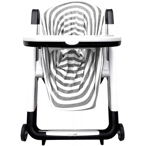  Luvit LLC Luvit 5-in-1 Baby Car Seat Canopy, Stroller Canopy, Shopping Cart Cover, High Chair Cover & Nursing Cover (Gray/White Stripes)
