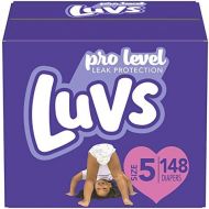 Luvs (LUVSD) Diapers Size 5, 148 Count - Luvs Triple Leakguards Disposable Baby Diapers, ONE MONTH SUPPLY (Packaging May Vary)