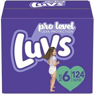 Luvs (LUVSD) Diapers Size 6, 124 Count - Luvs Ultra Leakguards Disposable Baby Diapers, ONE MONTH SUPPLY (Packaging May Vary)