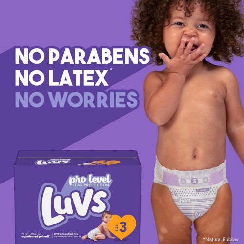  Luvs (LUVSD) Diapers Size 6, 124 Count - Luvs Ultra Leakguards Disposable Baby Diapers, ONE MONTH SUPPLY (Packaging May Vary)