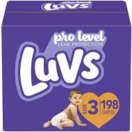 Luvs (LUVSD) Diapers Size 3, 198 Count - Luvs Ultra Leakguards Disposable Baby Diapers, ONE MONTH SUPPLY (Packaging May Vary)