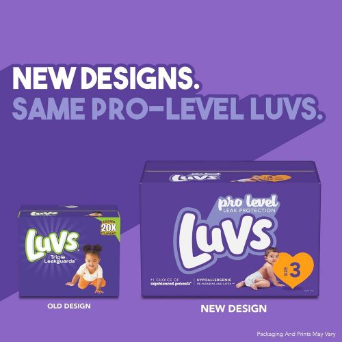  Luvs (LUVSD) Diapers Size 3, 198 Count - Luvs Ultra Leakguards Disposable Baby Diapers, ONE MONTH SUPPLY (Packaging May Vary)