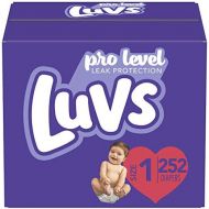 Luvs (LUVSD) Diapers Newborn / Size 1 (8-14 lb), 252 Count - Luvs Ultra Leakguards Disposable Baby Diapers, ONE MONTH SUPPLY (Packaging May Vary)