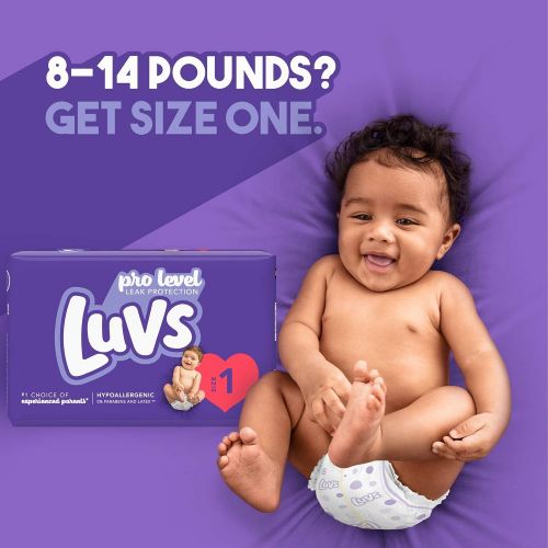  Luvs (LUVSD) Diapers Newborn / Size 1 (8-14 lb), 252 Count - Luvs Ultra Leakguards Disposable Baby Diapers, ONE MONTH SUPPLY (Packaging May Vary)