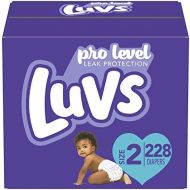 Luvs (LUVSD) Diapers Size 2, 228 Count - Luvs Ultra Leakguards Disposable Baby Diapers, ONE MONTH SUPPLY (Packaging May Vary)