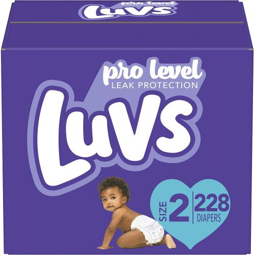  Luvs (LUVSD) Diapers Size 2, 228 Count - Luvs Ultra Leakguards Disposable Baby Diapers, ONE MONTH SUPPLY (Packaging May Vary)