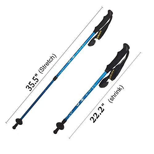  Luwint Kids Hiking Trekking Pole - 1-pc Adjustable Walking Sticks for 6  10 Yrs Old Girls Boys