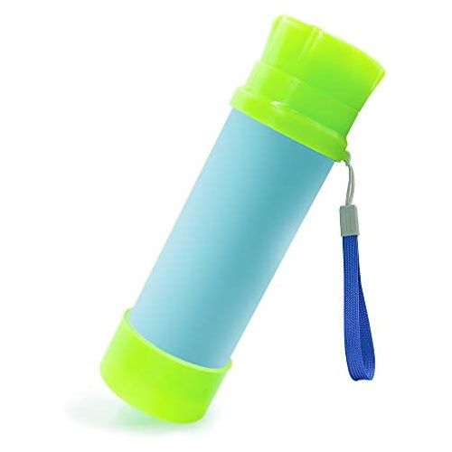  [아마존베스트]Luwint Portable Pocket Pirate Monocular Telescope - Retractable Educational Science Toys Spyglass for Kids Boys Girls Aged 3-6 Years Old (Light Blue/Green)