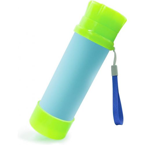  [아마존베스트]Luwint Portable Pocket Pirate Monocular Telescope - Retractable Educational Science Toys Spyglass for Kids Boys Girls Aged 3-6 Years Old (Light Blue/Green)