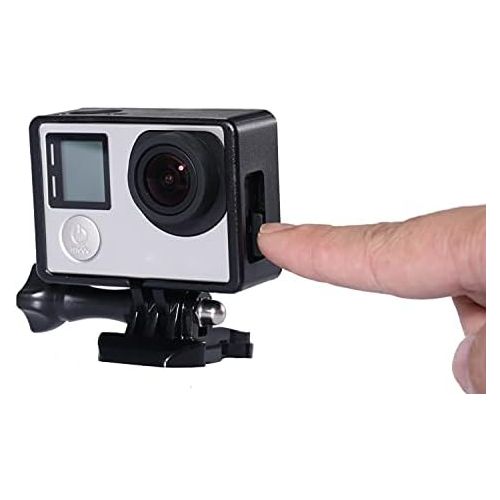  Luxebell Frame Mount Housing with Protective Lens Cover for Gopro Hero4 3+ and 3 (Standard)