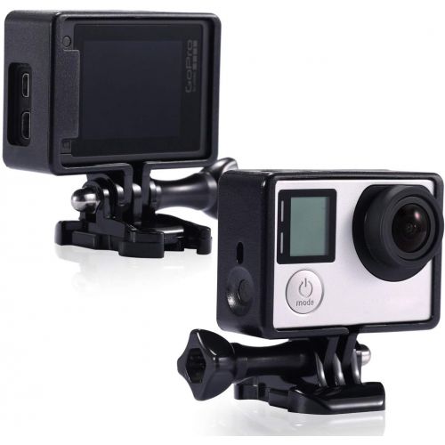  Luxebell Frame Mount Housing with Protective Lens Cover for Gopro Hero4 3+ and 3 (Standard)