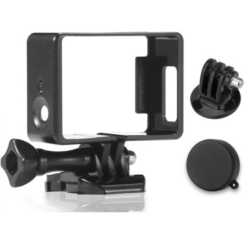  Luxebell Frame Mount Housing with Protective Lens Cover for Gopro Hero4 3+ and 3 (Standard)