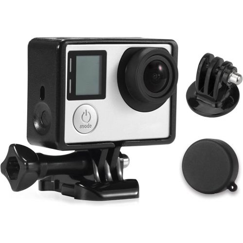  Luxebell Frame Mount Housing with Protective Lens Cover for Gopro Hero4 3+ and 3 (Standard)