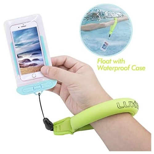  Luxebell Waterproof Camera Float, Floating Wrist Strap for GoPro Hero 9 8 7 6 5 4, AKASO Nikon,Canon,Key and Phones
