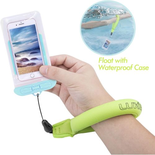  Luxebell Waterproof Camera Float, Floating Wrist Strap for GoPro Hero 9 8 7 6 5 4, AKASO Nikon,Canon,Key and Phones
