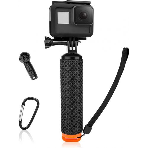  Luxebell Floating Hand Grip, Pole Mount for Gopro Hero 9 8 7 6 5 Max Session 4 3+, Handle Mount Accessories for AKASO EK7000 V50 Pro Brave 4 Dragon Crosstour Campark DJI OSMO Actio