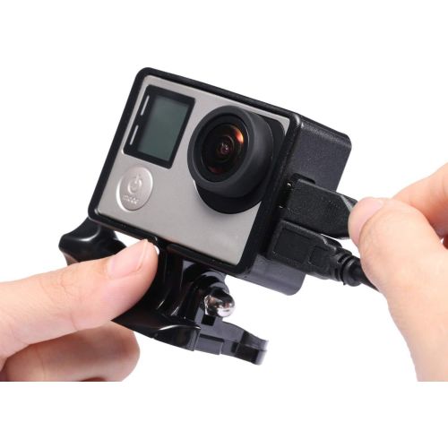  Luxebell Frame Mount Housing with Protective Lens Cover for Gopro Hero4 3+ and 3 (Standard)