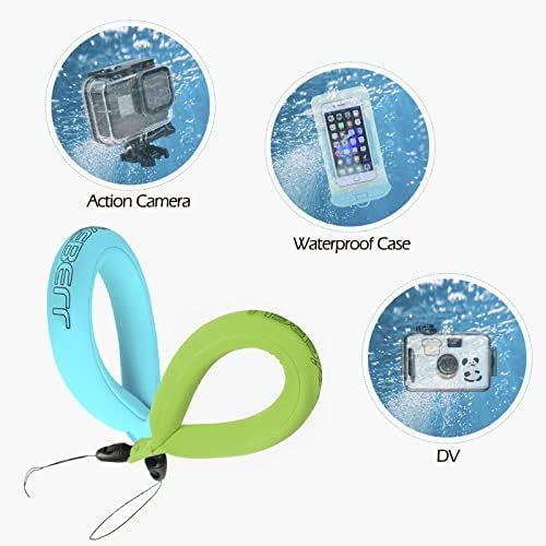  [아마존베스트]Waterproof Camera Float, Luxebell Universal Foam Floating Wrist Strap for GoPro Hero 8 7 6 5, Nikon, Olympus, Canon, Keys, Sunglasses and Phones