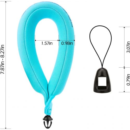  Luxebell Waterproof Camera Float, Floating Wrist Strap for GoPro Hero 9 8 7 6 5 4, AKASO Nikon,Canon,Key and Phones