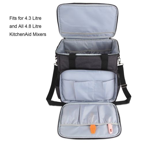  Luxja Portable Storage Bag for KitchenAid KitchenAid Mixer & Accessories fits 4.5Litre and 5Quart Mixers)