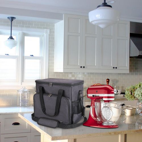  Luxja Portable Storage Bag for KitchenAid KitchenAid Mixer & Accessories fits 4.5Litre and 5Quart Mixers)