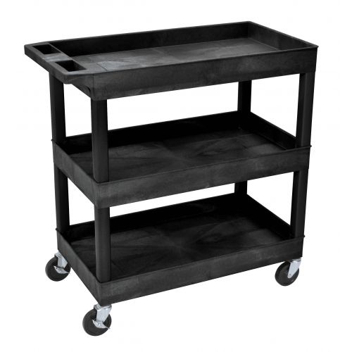  Luxor Three Shelf Utility Cart