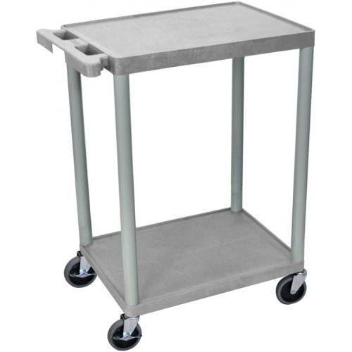  LuxorH.Wilson Luxor Multipurpose 2 Shelf Cart - Gray