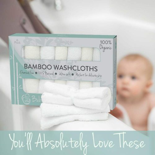  [아마존베스트]Bamboo Baby Soft Organic Washcloth Towels for Babies