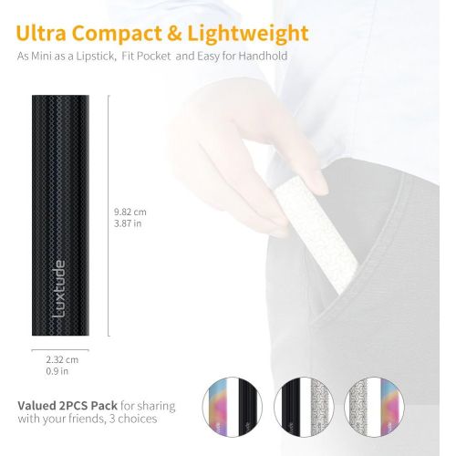  [아마존 핫딜]  [아마존핫딜]Luxtude myColors 2 PCS 3350mAh Gift Portable Charger for iPhone, Samsung Galaxy, LG, Pixel and Other Android Phone, Stylish Mini Power Bank, Lipstick Compact External Battery Pack