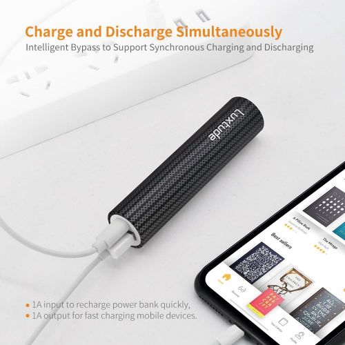  [아마존 핫딜]  [아마존핫딜]Luxtude myColors 2 PCS 3350mAh Gift Portable Charger for iPhone, Samsung Galaxy, LG, Pixel and Other Android Phone, Stylish Mini Power Bank, Lipstick Compact External Battery Pack