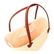 luxury Rattan large Bags Woven Leafy Tree Straw Harvest Shoulder Tote Natural Handmade bag by Luxury straw bags