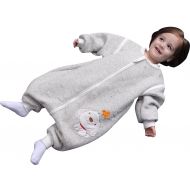 Luyusbaby luyusbaby Baby Sleeping Bag 100% Cotton Toddler Wearable Blanket Small