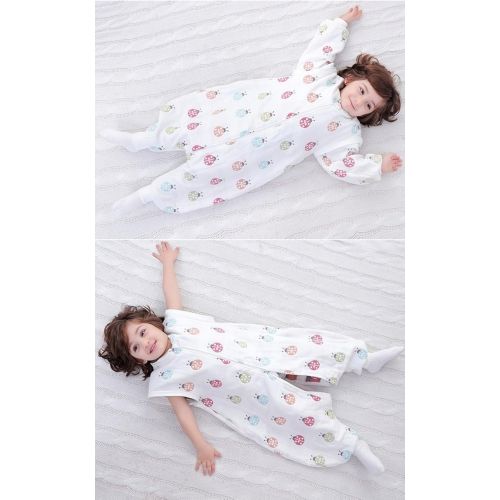  Luyusbaby luyusbaby Baby Sleeping Bag 100% Cotton Toddler Wearable Blanket Small