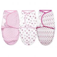 Luyusbaby Newborn Baby Sleeping Bag Swaddle Wrap Receiving Blanket 1-5 Months,Girl