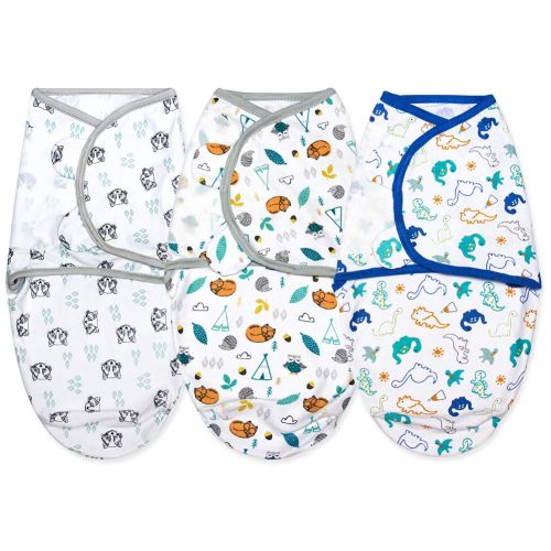  Luyusbaby Baby Receiving Blanket Infant Swaddle Wrap Sack Small
