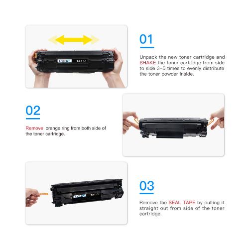  [아마존 핫딜]  [아마존핫딜]LxTek Compatible Toner Cartridge replacement for Canon 137 CRG137 9435B001AA to use with ImageClass D570 LBP151dw MF232w MF236n MF216N MF227dw,2 Black