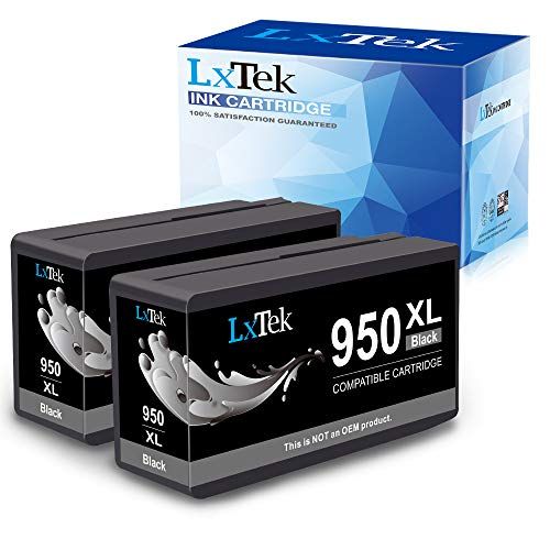  LxTek Compatible Ink Cartridge Replacement for HP 950 950XL to Compatible with OfficeJet PRO 8610 8600 8620 276dw 8630 251dw 8100 8615 8625 8640 8660 271dw Printers (High Yield,2 B