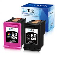 LxTek Remanufactured Ink Cartridge Replacement for HP 60XL 60 XL CC641WN CC644WN High Yield for HP Photosmart C4680 D110, Deskjet D2680 F2430 F4210 Printer tray (1 Black 1 Tri-Colo