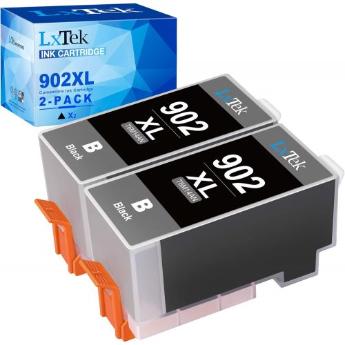  LxTek Compatible Ink Cartridge Replacement for HP 902XL 902 Compatible with Officejet 6978 6968 6962 6954 6975 Printers (2 Pack)