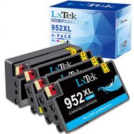 LxTek Compatible Ink Cartridge Replacement for HP 952 952XL Ink Cartridges Combo Pack to use with Officejet 8710 8720 7740 8210 8715 7720 8740 Printers(4pack, Black Yellow Magenta