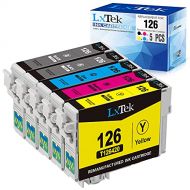 LxTek Remanufactured Ink Cartridge Replacement for Epson T126 126 to use with Workforce 545 645 845 630 840 WF-7510 WF-3520 WF-3540 WF-3530 WF-7510 Printer (5-Pack)