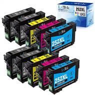 LxTek Remanufactured Ink Cartridge Replacement for 252XL 252 XL T252 T252XL to use with Workforce WF-7710 WF-7720 WF-7210 WF-3640 WF-3620 Printer (4 Black, 2 Cyan, 2 Magenta, 2 Yel
